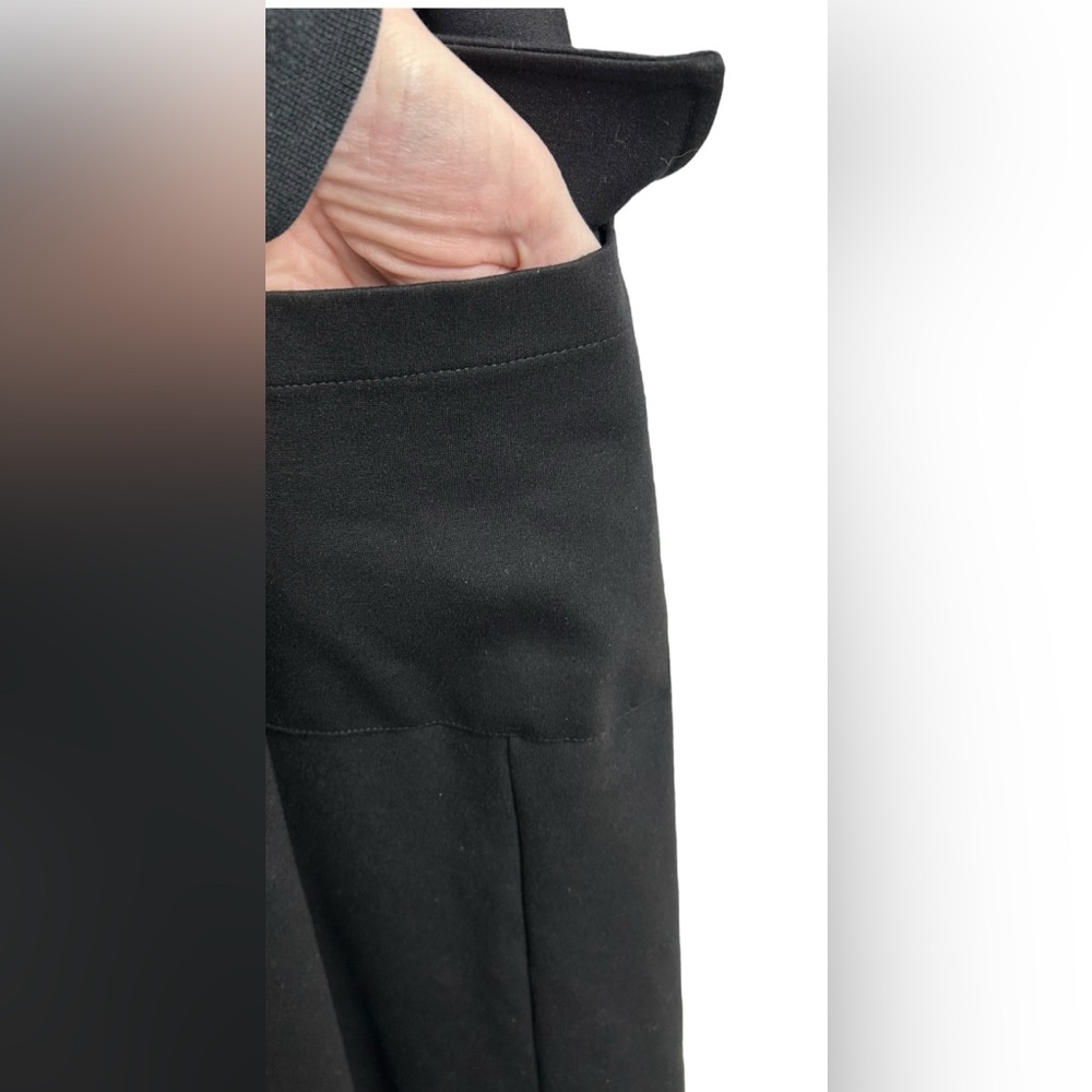 NORDSTROM/ADRIANNA PAPELL Cargo Scuba Maxi Skirt Drawstring Waist Black M/L✨NWT✨ - Picture 3 of 8